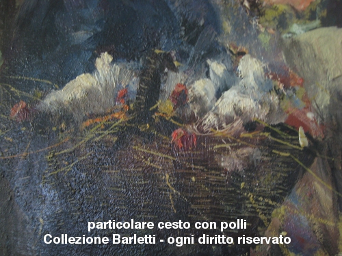 Ferruccio Rontini - particolare cesto di polli